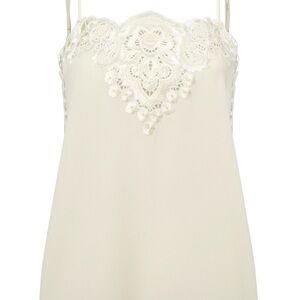 Elegant Baroque Cream Cami Top